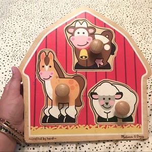 5/$20 or 2/$10🌞 Melissa & Doug barn puzzle